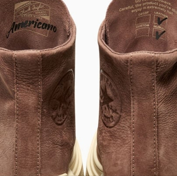 Converse SQUARED Chuck 70 De Luxe Lug Wedge Coffee Break/Ortholite Cushioning - Picture 7 of 15